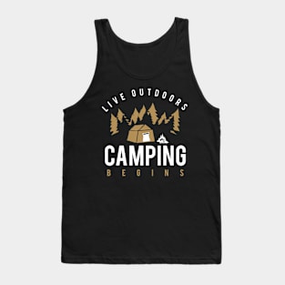 Outdoor and camping Tank Top